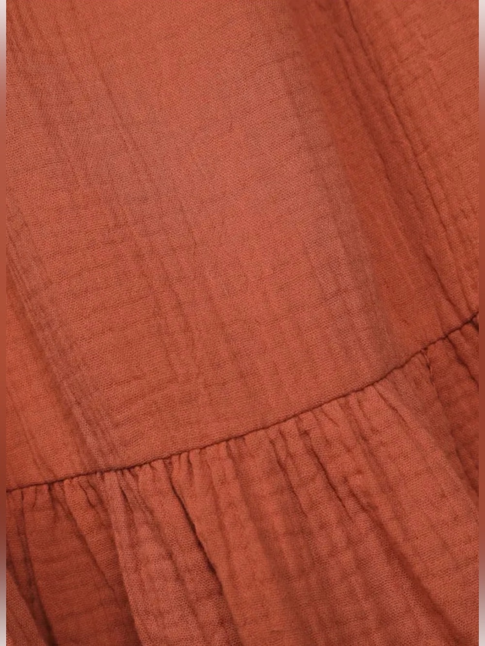 Lulus Ready For Sunshine Rust Orange Off-the-shoulder Maxi Dress - Size Small - Picture 5 of 7